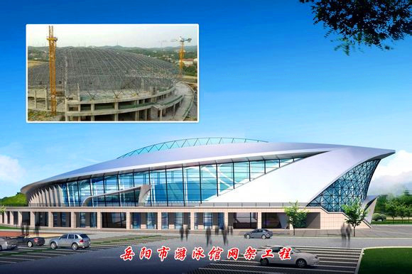 乐山游泳池网架